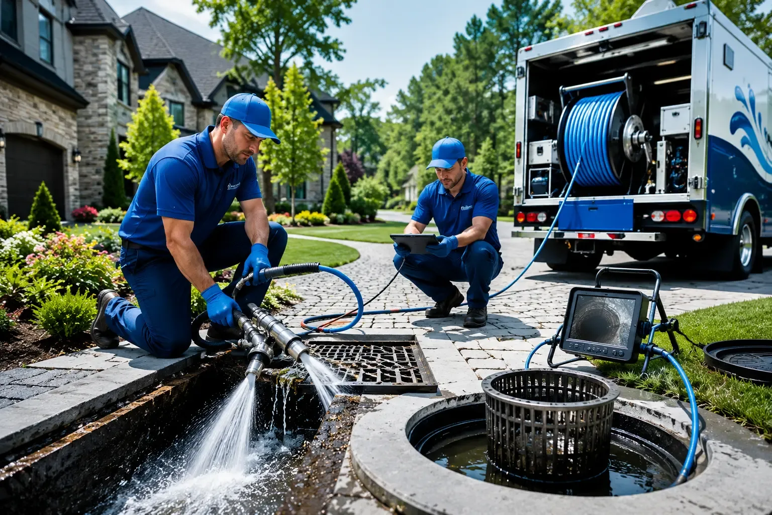Local outdoor drain cleaning professionals in Erbacon, WV